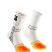 Heated Socks - Aerowhite | Sports Edition - USB | Thin & Durable