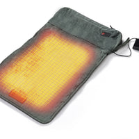 Heated Cushion 50 x 30 cm | USB - Black & Green