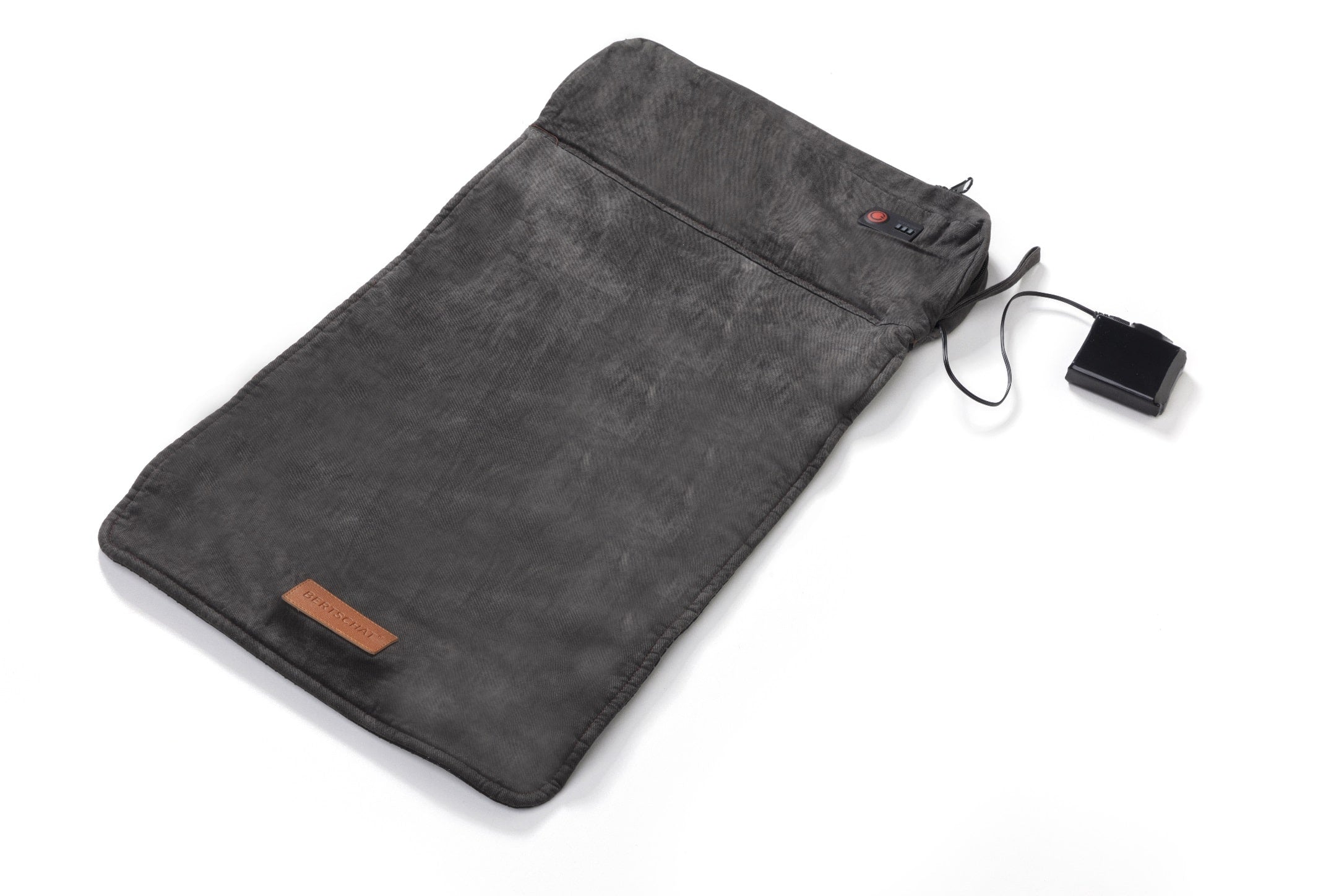 Heated Cushion 50 x 30 cm USB Black & Green BERTSCHAT®️