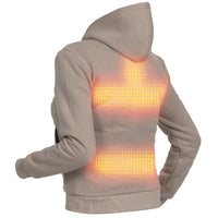 Heated Hoodie - Women | Dual Heating - Beige