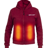 Heated Hoodie PRO | Women - Burgundy