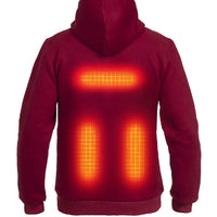 Heated Hoodie PRO |  Men - Burgundy