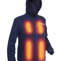 Beheizter Hoodie - Dual Heating | Herren - Navy Blau