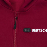 Heated Hoodie - Men | Dual Heating - Burgundy