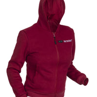 Heated Hoodie - Women | Dual Heating - Burgundy