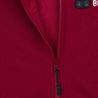 Heated Hoodie - Men | Dual Heating - Burgundy