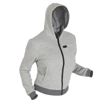 Beheizter Hoodie - Damen | Dual Heating - Grau