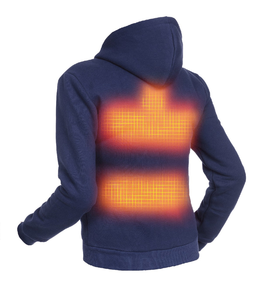 Heated Hoodie - Women | Dual Heating - Navy Blue