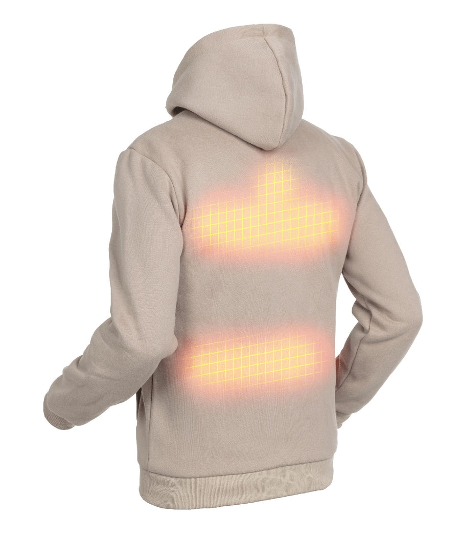 Heated Hoodie - Men | Dual Heating - Beige