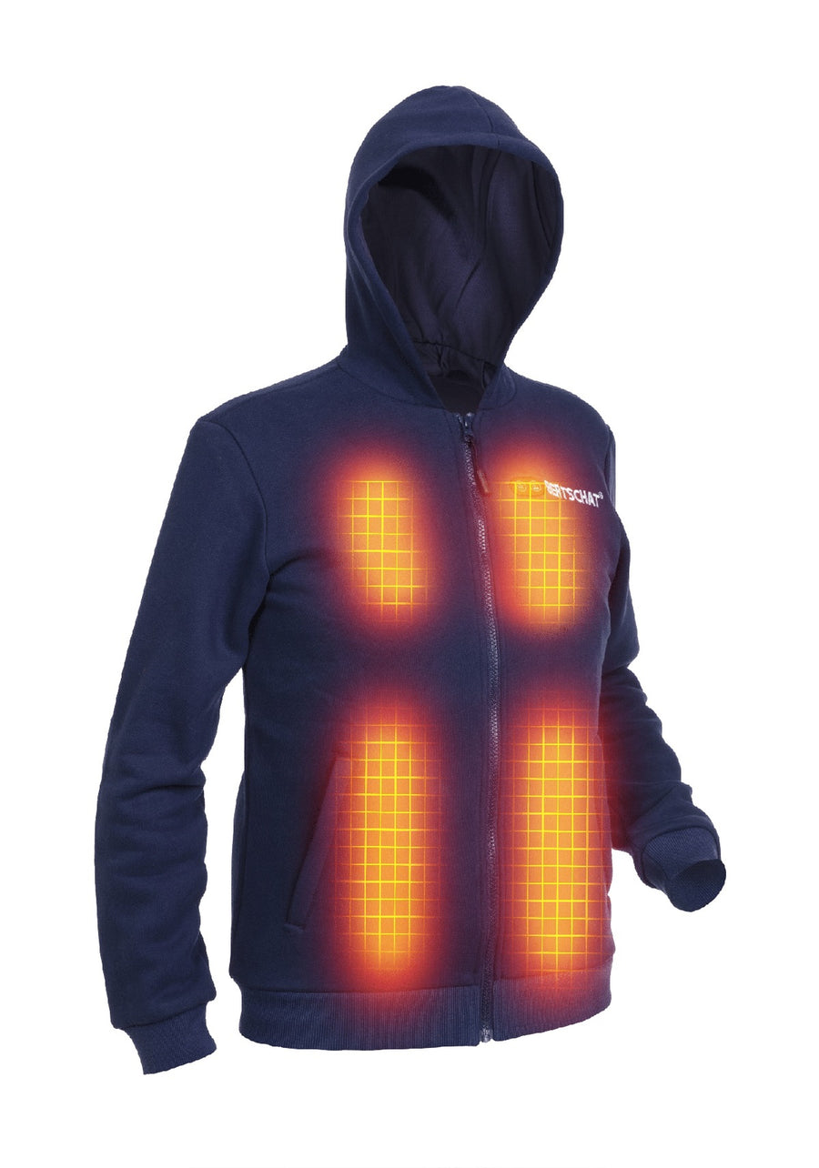 Heated Hoodie - Men | Dual Heating - Navy Blue