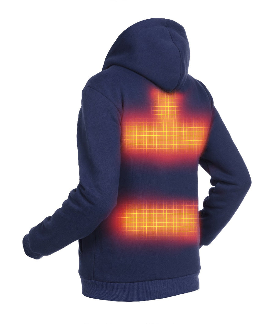 Beheizter Hoodie - Dual Heating | Herren - Navy Blau