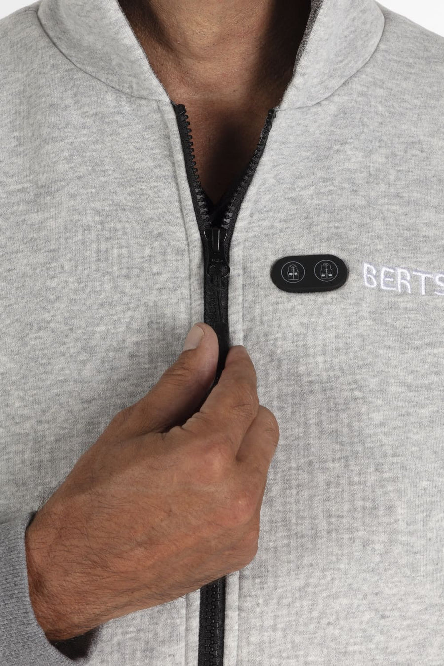 Heated Hoodie - Men | Dual Heating - Grey