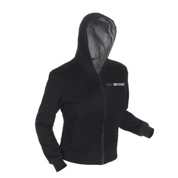 Beheizter Hoodie - Dual Heating | Damen - Schwarz