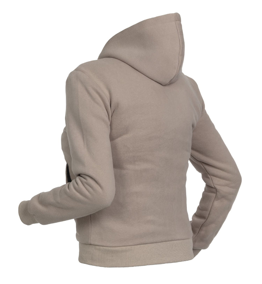 Beheizter Hoodie - Damen | Dual Heating - Beige