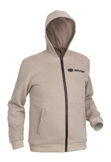 Beheizter Hoodie - Herren | Dual Heating - Beige