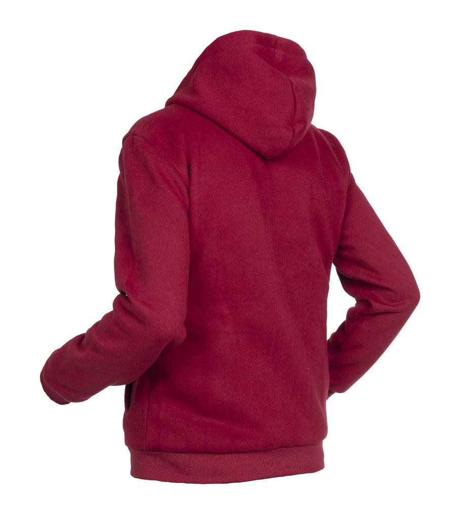 Beheizter Hoodie - Dual Heating | Herren - Burgund