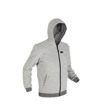 Beheizter Hoodie - Dual Heating | Herren - Grau